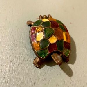 VINTAGE BRONZE 🐢 JEWELRY ORGANIZER